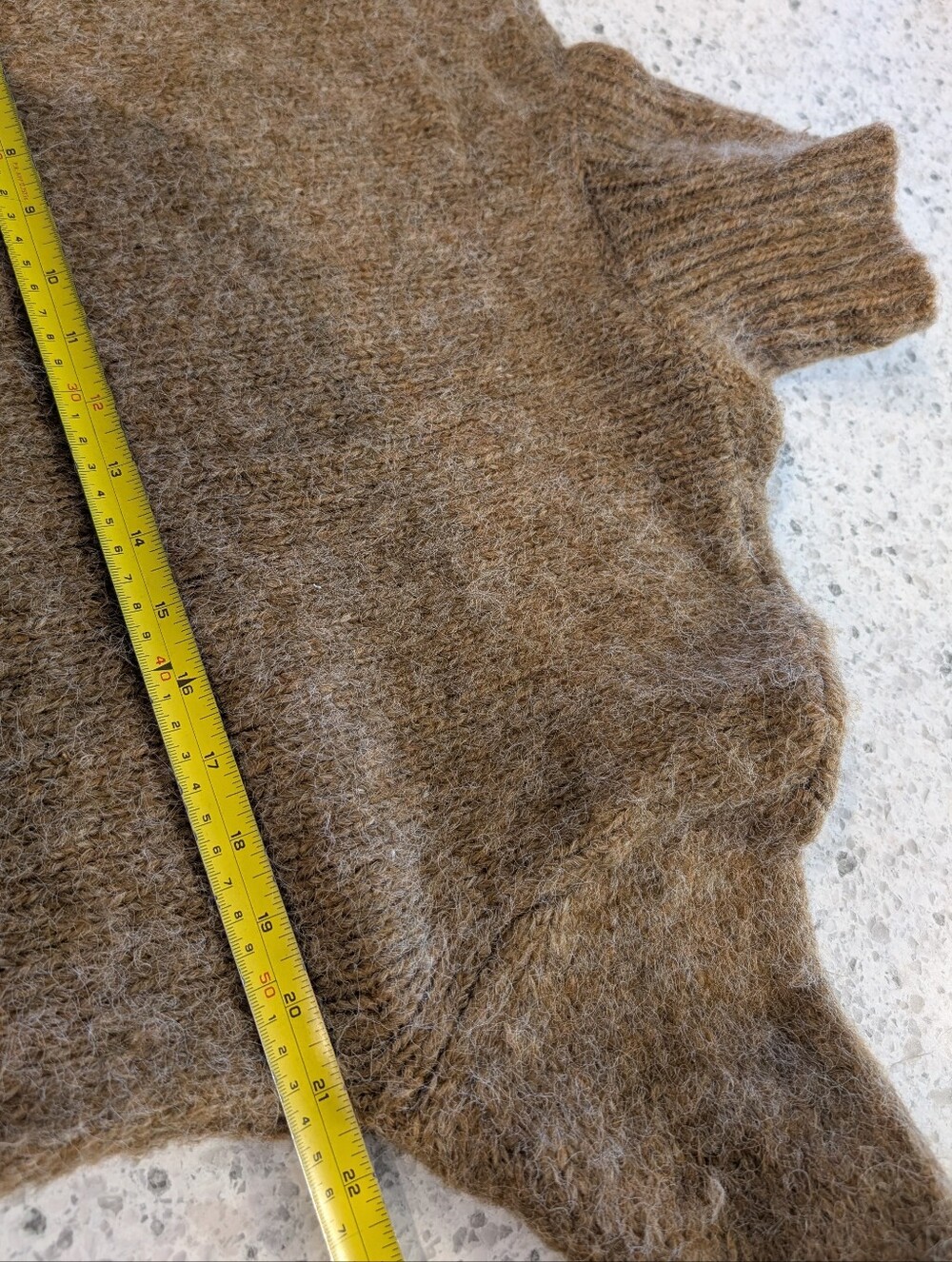 Kaffe Medium Wool Mix Sweater Kasarla Roll Neck Pullover Brown Knit Turtleneck - Picture 15 of 16
